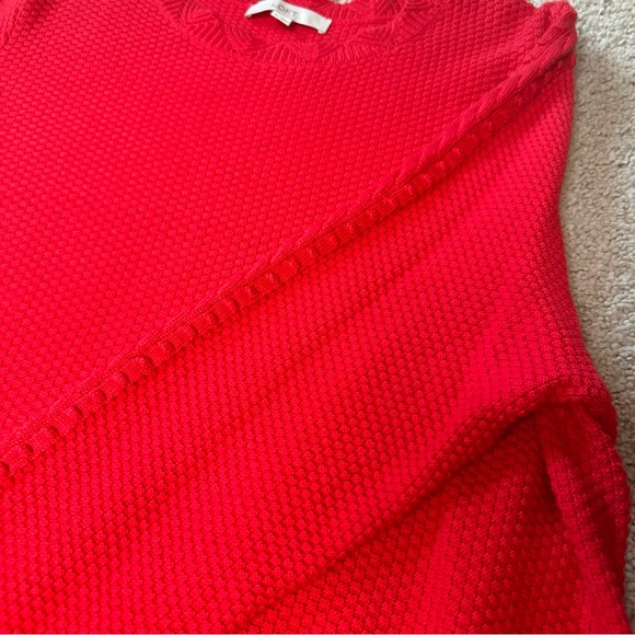 Red Loft Cotton Crochet Tunic Sweater XXL - Picture 4 of 7